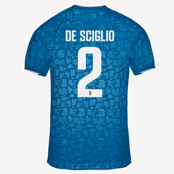 Camiseta Juventus NO.2 De Sciglio Replica Tercera Ropa 2019/20 Azul